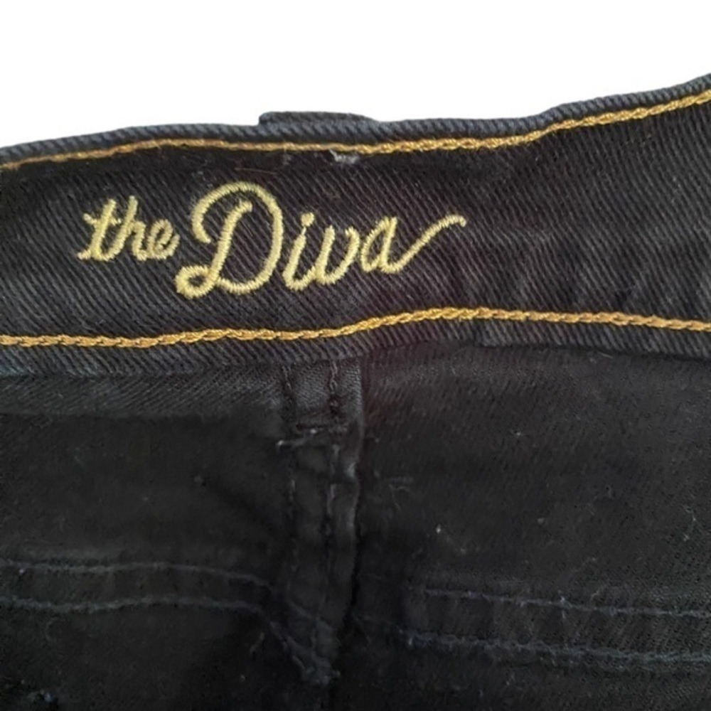 Old Navy - The Diva women’s midrise straight leg black jeans  size 14 - Picture 5 of 10